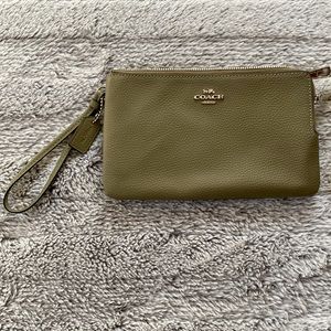 Coach Double Zip Wallet Wristlet